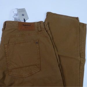 Timberland Straight Fit Vintage Look Cotton Stretch 5 Pocket Pants NWT